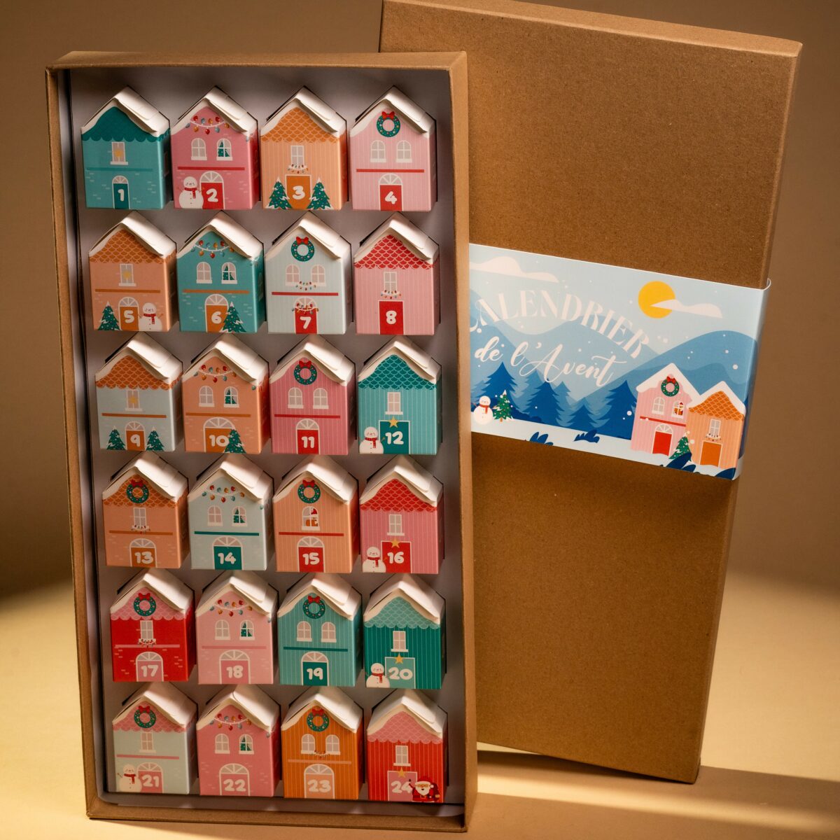 Calendrier de l'avent Maisonnettes