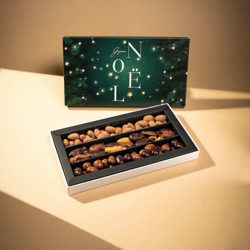 Coffret fruits secs Joyeux Noel