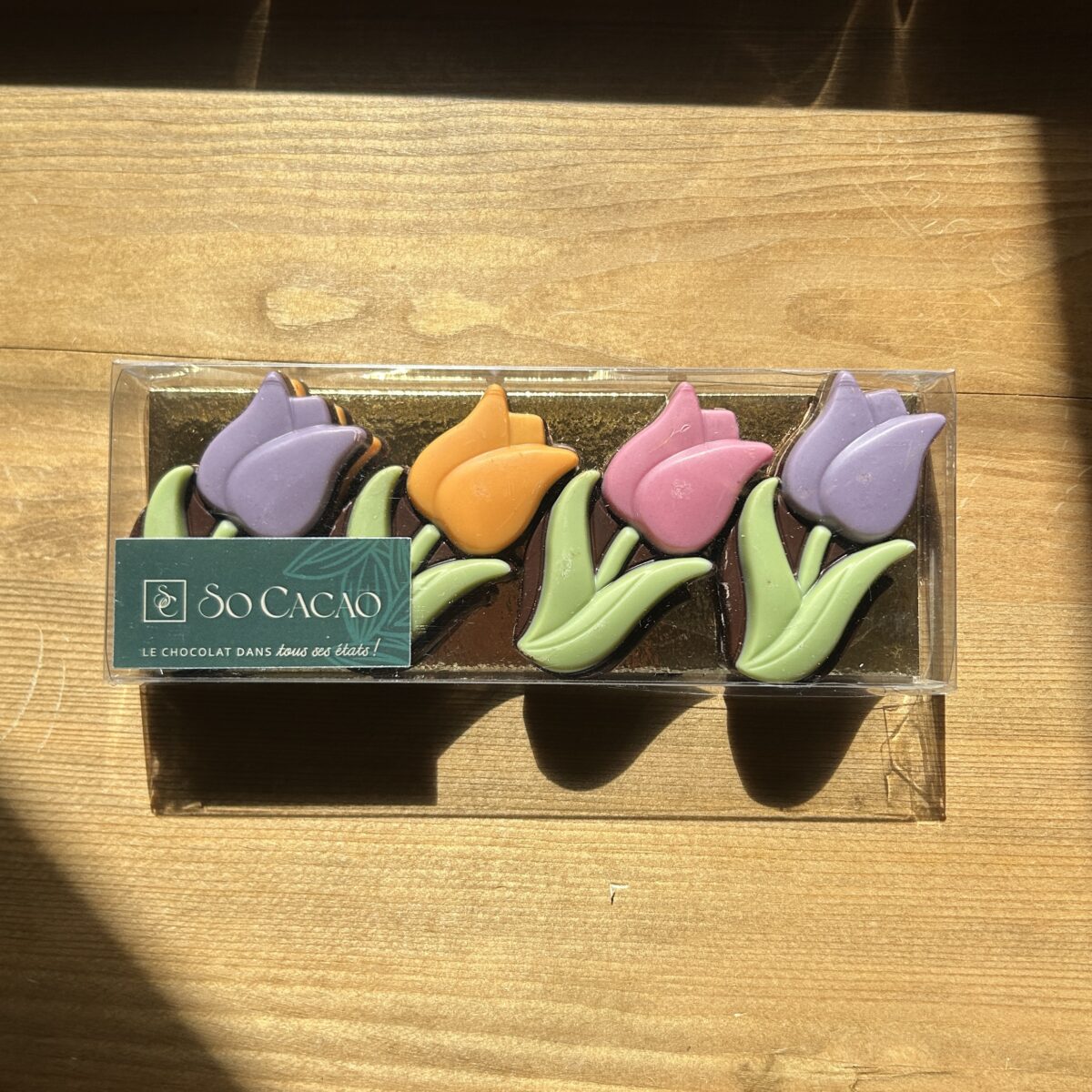 Tulipes en chocolat
