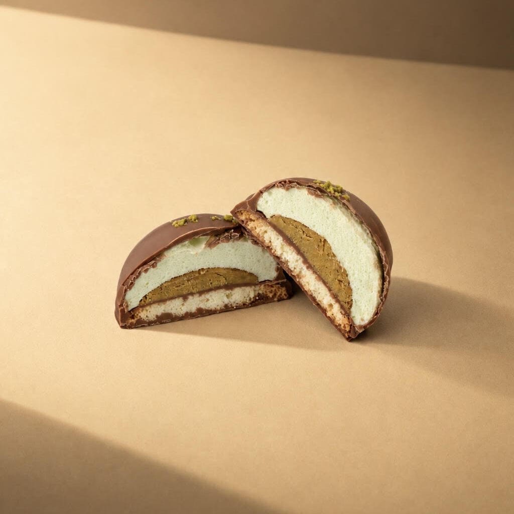 Bouchée pistache guimauve